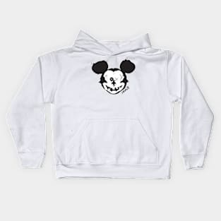 Skull theme park mouse Kids Hoodie